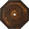 Ekena Millwork Spring Octagonal Ceiling Medallion (Fits Canopies up to 3"), 29 1/8"OD x 2 1/4"ID x 1 1/8"P, Rust CM30SPRUS - alternate 1